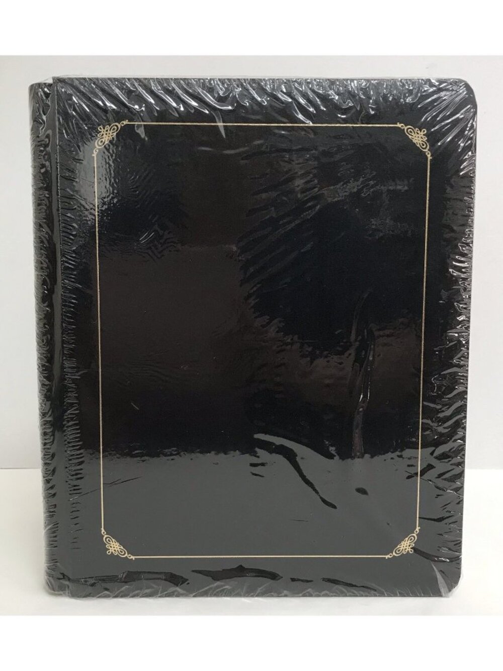 Creative Memories Scrapbook Album Tribute Black w/ Gold Trim USA NEW